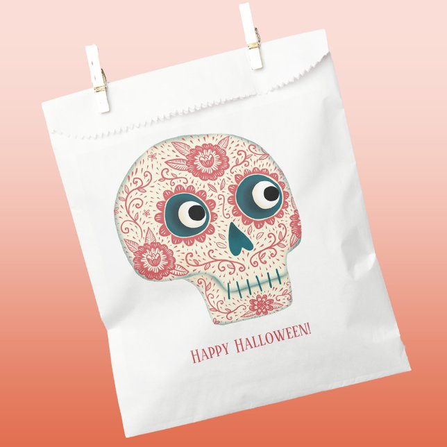 Sugar Skull Day of the Dead Halloween Favour Bags (Creator Uploaded)