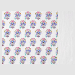 Sugar Skull Day of the Dead Life Celebration Colou Tissue Paper