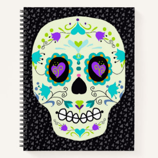 Sugar Skull Day of the Dead Notebook