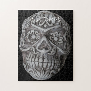 Sugar Skull Day of the Dead Thunder_Cove Jigsaw Puzzle