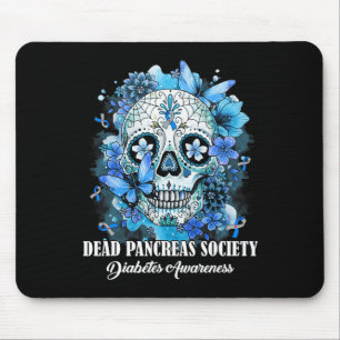 Sugar Skull Dead Pancreas Society Diabetes Awarene Mouse Mat