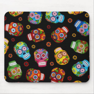 Sugar Skull, Dia de los Muertos #17 Mouse Mat