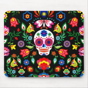 Sugar Skull, Dia de los Muertos #18 Mouse Mat