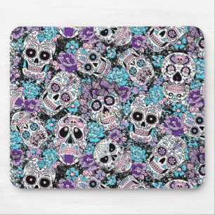 Sugar Skull, Dia de los Muertos #24 Mouse Mat