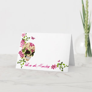 Sugar Skull [Día de Muertos] Card