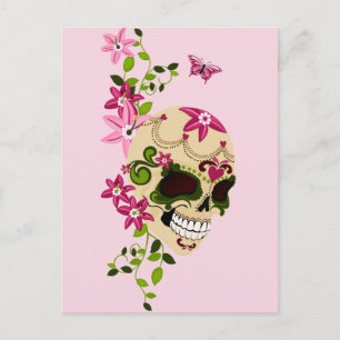 Sugar Skull [Día de Muertos] Postcard