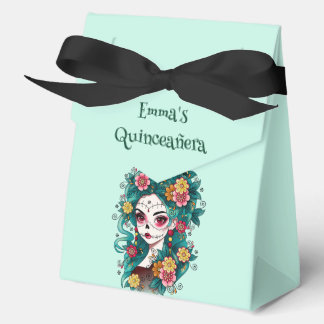 Sugar Skull Dia de Muertos Quinceañera Spanish Favour Box