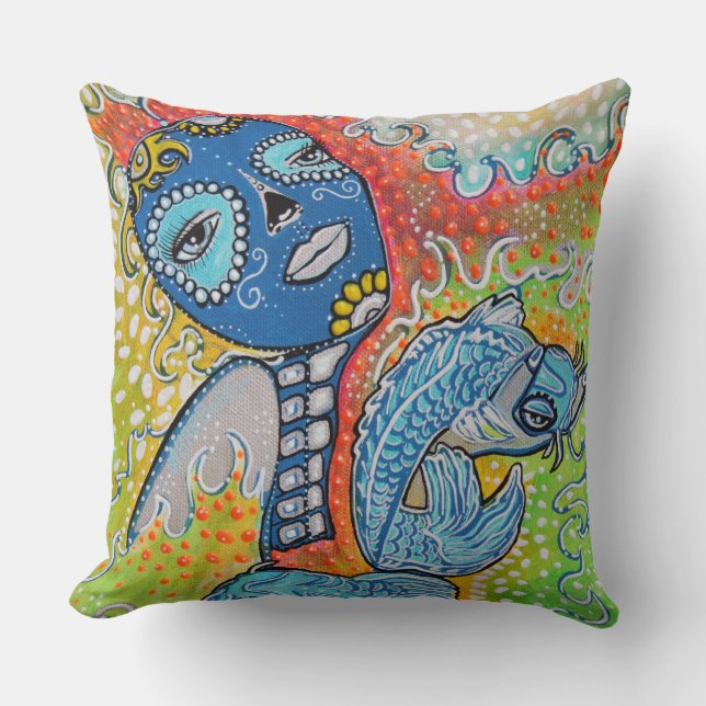 Sugar Skull Fantasy Pillows (Front)