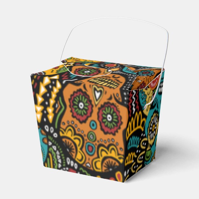 SUGAR SKULL Favour Box Halloween (Front Side)