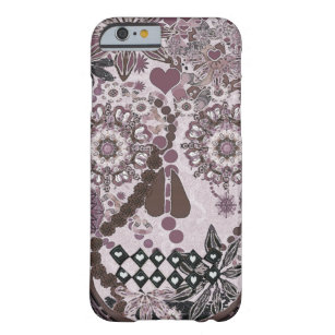 Sugar Skull   Flowers Everywhere Barely There iPhone 6 Case