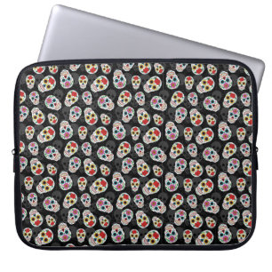 Sugar Skull Fun Print Electronics Sleeve