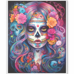 Sugar Skull Girl Day Of The Dead