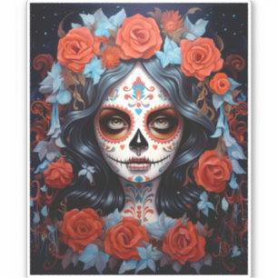 Sugar Skull Girl Day Of The Dead