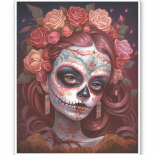 Sugar Skull Girl Day Of The Dead