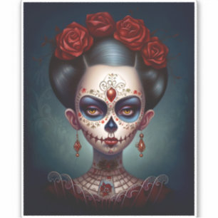 Sugar Skull Girl Day Of The Dead