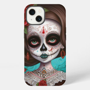 Sugar Skull Girl Day Of The Dead iPhone 13 Case