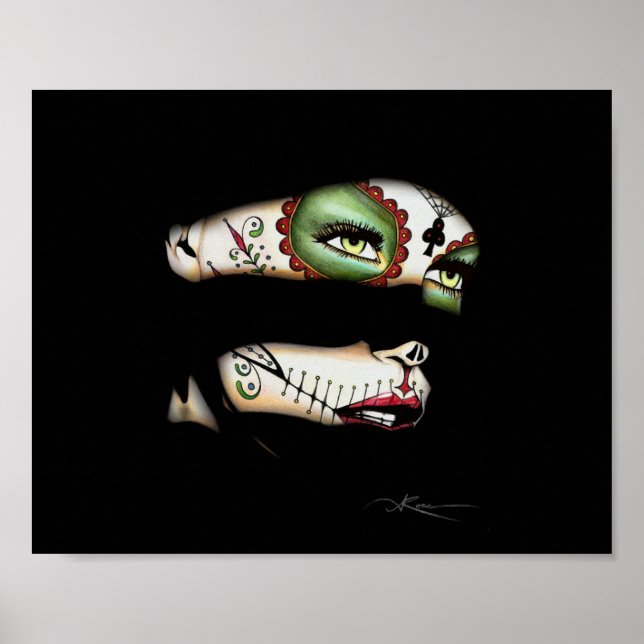 Sugar Skull Girl Poster 8x10" (Front)