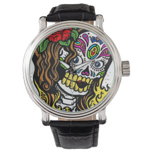 Sugar Skull Girl Watch