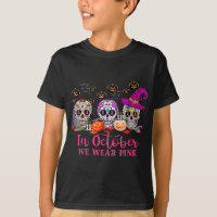 Sugar Skull Halloween Breast Cancer In October We