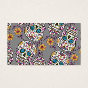 Sugar Skull Halloween Grey