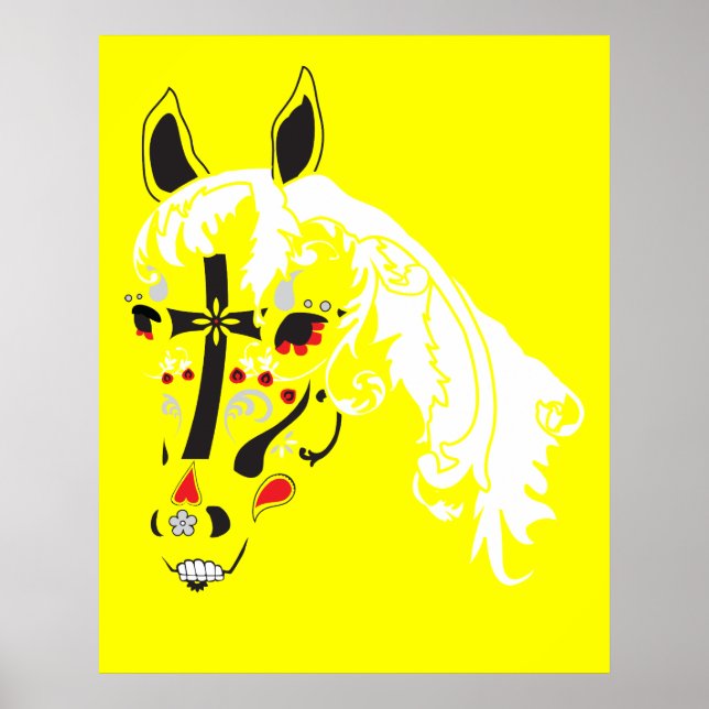 sugar skull horse poster (Front)
