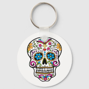 Sugar Skull Key Ring
