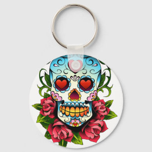 Sugar Skull Key Ring