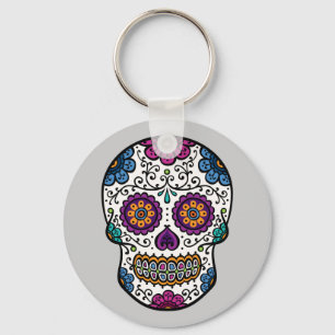 Sugar Skull Keychain