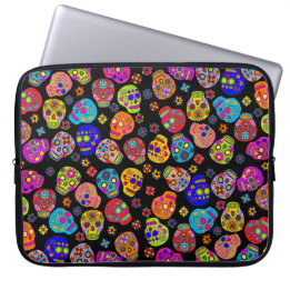 Sugar Skull Laptop Sleeve