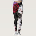 Sugar Skull Leggings<br><div class="desc">By Mike Morgan Designs</div>