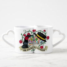 sugar skull Lovers' mug