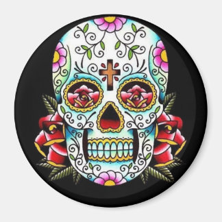 sugar skull magnet