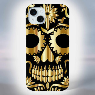 Sugar Skull Mexican Day of the Dead Cultural Art iPhone 15 Mini Case