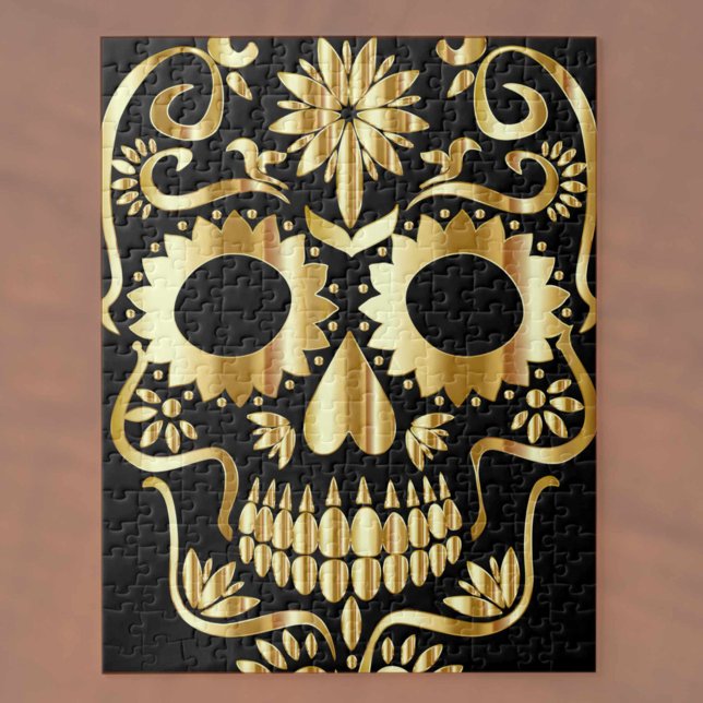 Sugar Skull Mexican Day of the Dead Cultural Art Jigsaw Puzzle (Creator Uploaded)