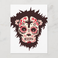 sugar skull monkey