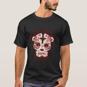 sugar skull monkey T-Shirt