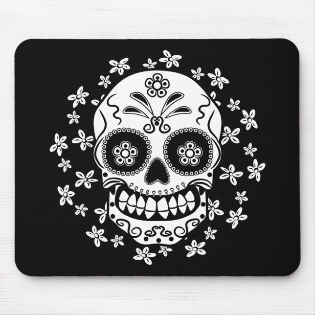 Sugar Skull Mouse Mat (Front)