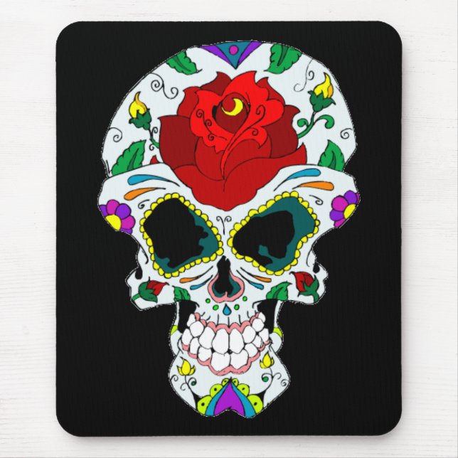Sugar Skull Mousepad (Front)