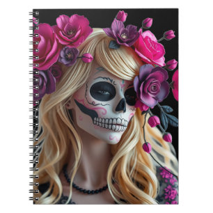 Sugar-skull notebook