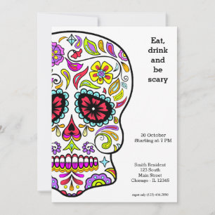 Sugar Skull party Invitation