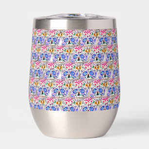 Sugar Skull Pattern Day of the Dead Colourful