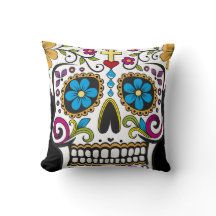 Sugar skull Pillow