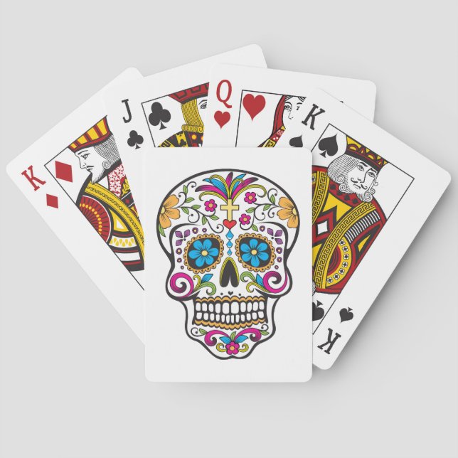 Sugar Skull Playing Cards (Back)