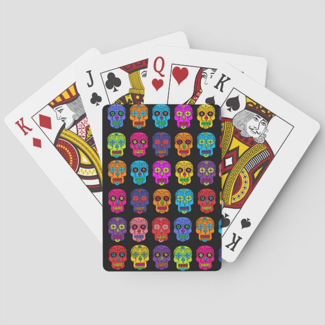 Sugar Skull Playing Cards (Back)