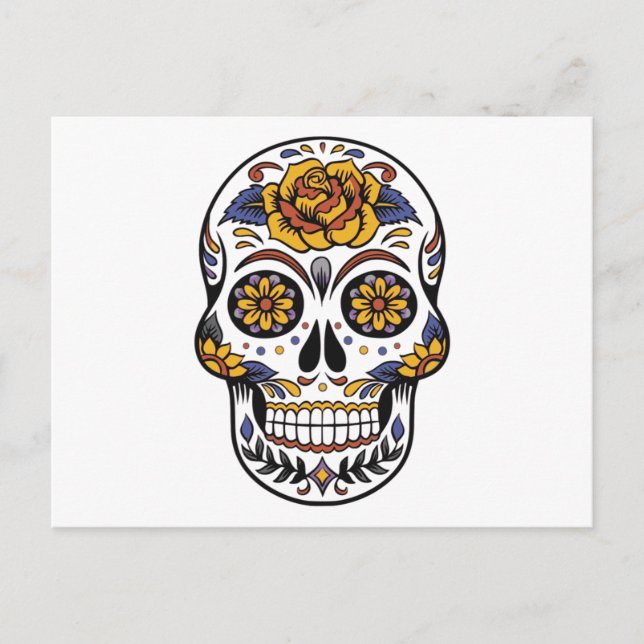 Sugar Skull Postcard (Front)