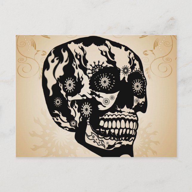 Sugar skull postcard (Front)