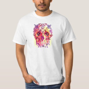 SUGAR SKULL PSYCHEDELIC PRINT T-Shirt