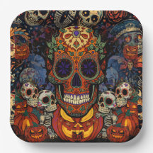 Sugar Skull Pumpkins Fiesta, Calavera