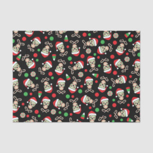 sugar skull santa customisable tissue paper