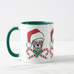 Sugar Skull Santa Mug